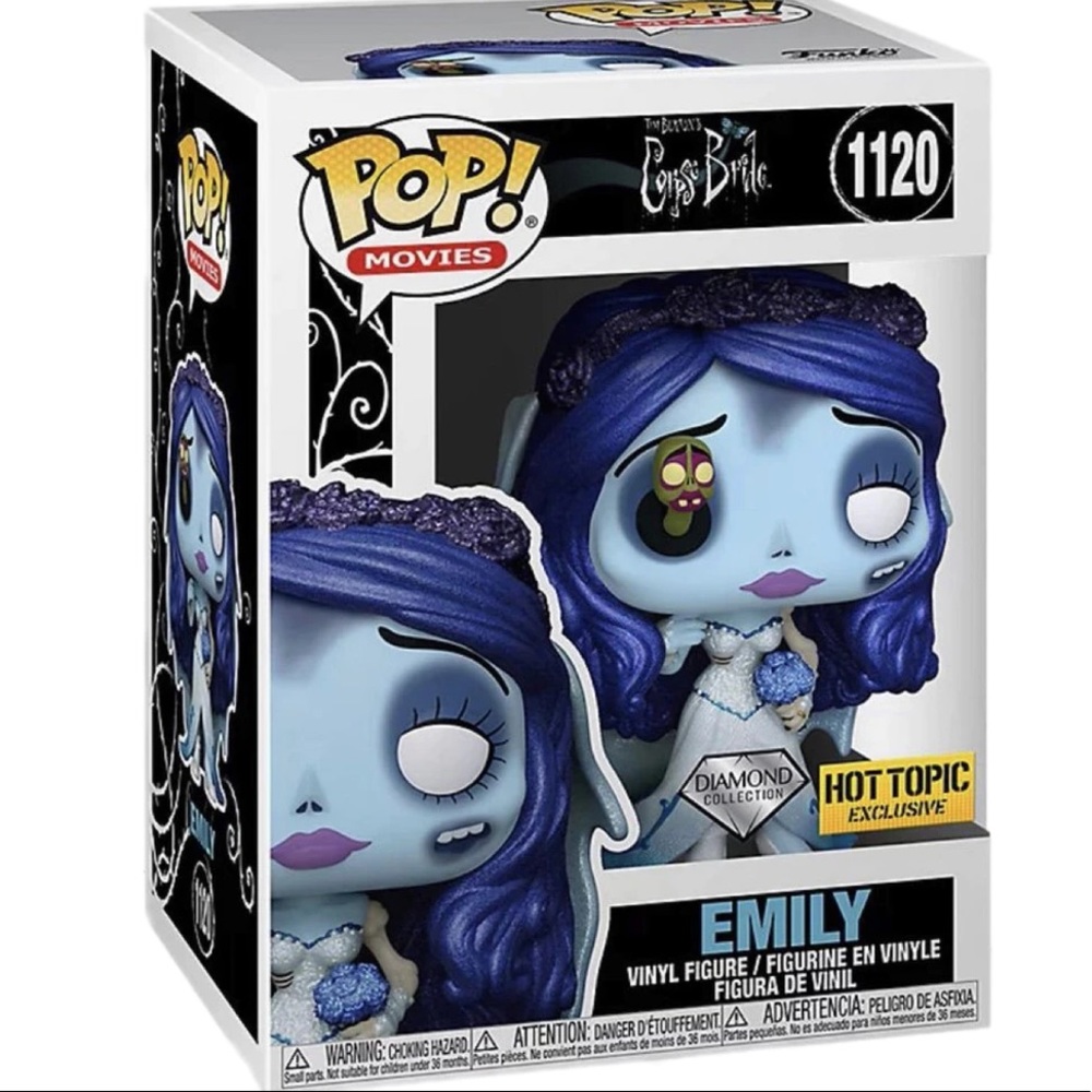 Corpse Bride Emily Diamond Hot Topic Funko Pop